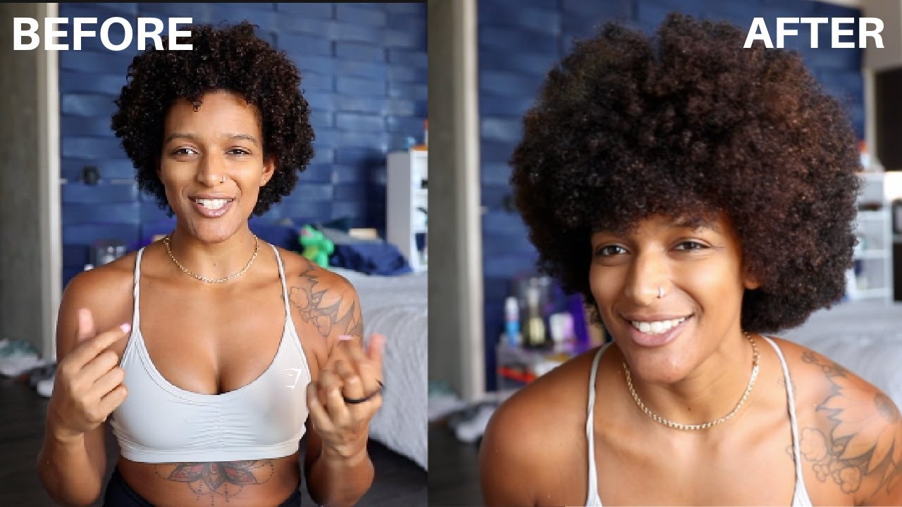 HOW I ACHIEVE MY AFRO! 