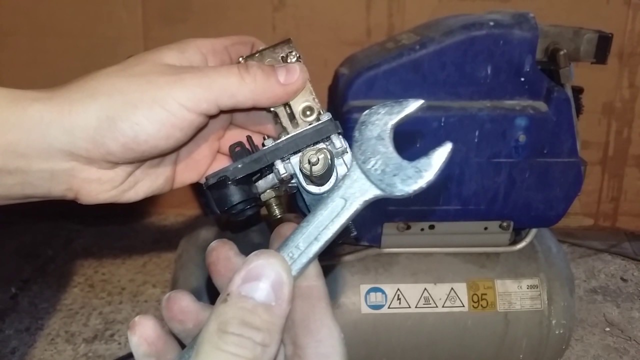 Come sostituire il pressostato al compressore youtube Regolazione pressostato autoclave youtube