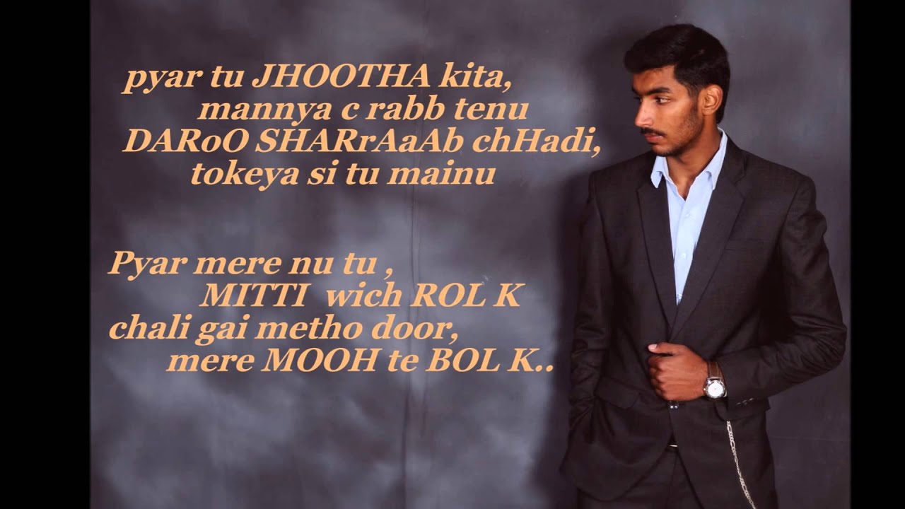 punjabi rap 2014 "One last chance" Bony B ft. 'A_V Singh' - YouTube