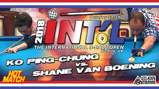 HOT MATCH: KO Ping-Chung vs. Shane VAN BOENING - 2018 INTERNATIONAL 9-BALL OPEN