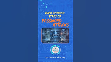 Most Common Password Attacks by Hackers