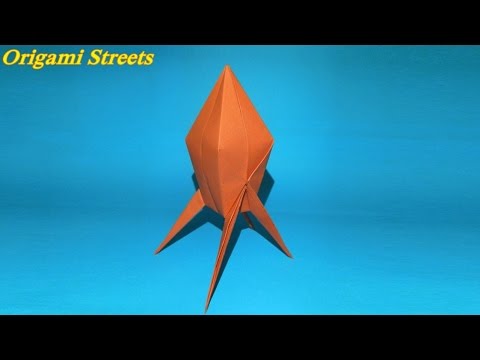 How to make a rocket paper Origami rocket paper