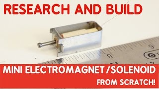 How to make a Solenoid with commercial quality from scratch! Mini size!