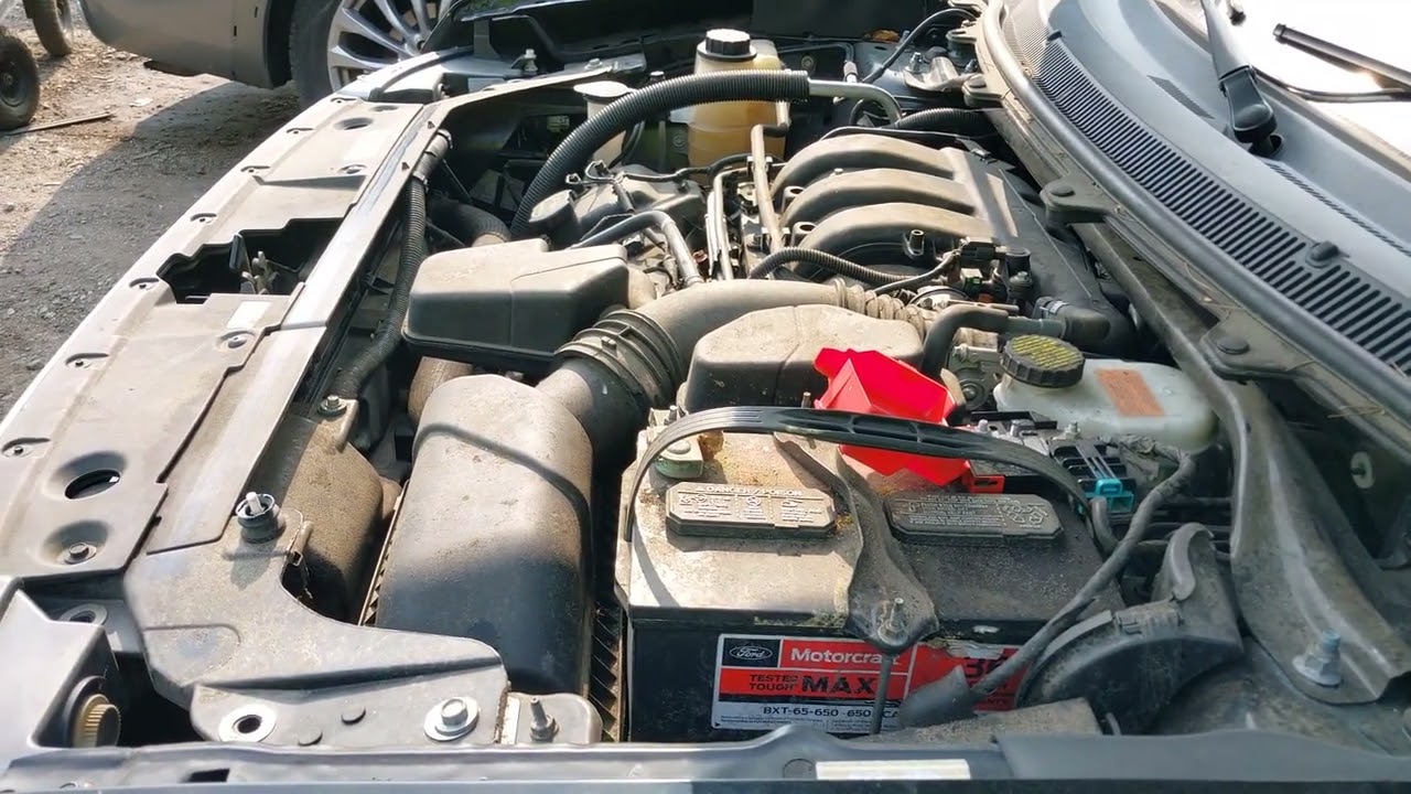 Звук мотора Ford 998 3.5L Ti-VCT V6 от 2018 Ford Flex Se 2FMGK5B84JBA00443