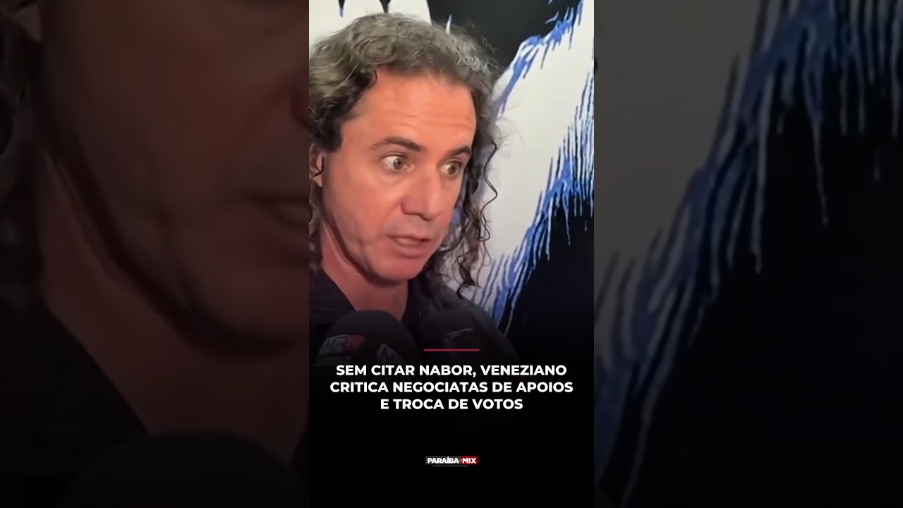 SEM CITAR NABOR, VENEZIANO CRITICA NEGOCIATAS DE APOIOS E TROCA DE VOTOS