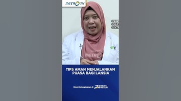 Tips Aman Menjalankan Puasa bagi Lansia #shorts