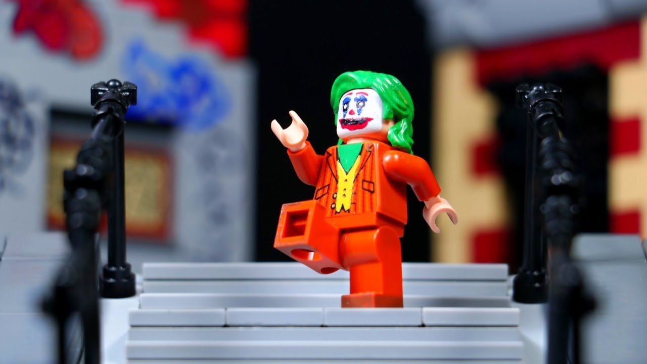 The LEGO Joker Movie⎜Stairs Scene - YouTube