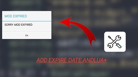 How to Add Expire Date Andlua || Full Tutorial || Free Project