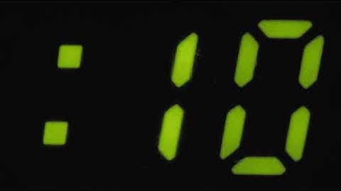 100% Free Stock Footage And Free To Use | countdown on a digital counter