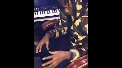 Fik Fameica Recording a new song with patoranking