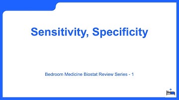 [Biostat EP1] Sensitivity, Specificity