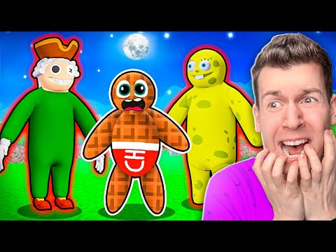😱 РАДУЖНЫЕ ДРУЗЬЯ, Но в Монстры - ГУБКА БОБ МОРФЫ ! ВЛАДУС