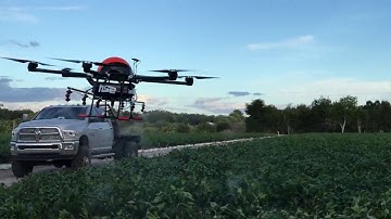 AG V6A+ Drone Sprayer - Peppers