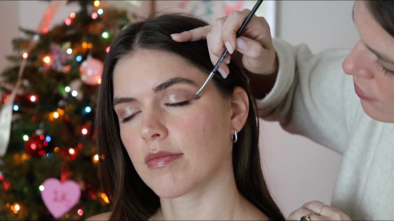 ASMR Perfectionist Makeup & Hair Brushing For A Holiday Party 🎉🎄 (Whisper & Soft Spoken)