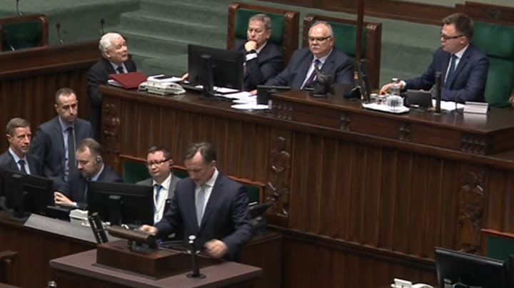 Marszałek Hołownia przerywa Ministrowi Ziobrze. Interweniuje Kaczyński