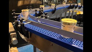 Ice Cream Modular Belt Conveyor Handling Tubs of Ice Cream UK by C-Trak Conveyors 253 views 9 months ago 6 minutes, 20 seconds