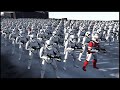 Can the FIRST ORDER ARMY Hold the BRIDGE?! - Men of War: Star Wars Mod Battle Simulator