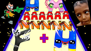 Merge Alphabet Lore run game max level part 04 abcdefghijklmnopqrstuvwxyz #mergealphabetlorerun