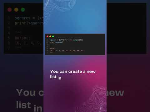 Python list comprehensions