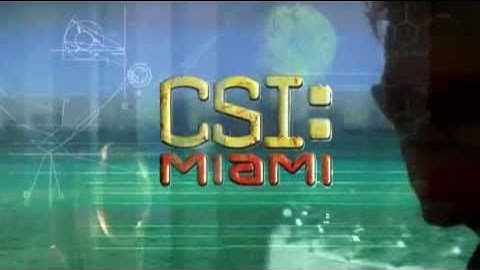 CSI: Miami Intro and Theme Song [HDTV]