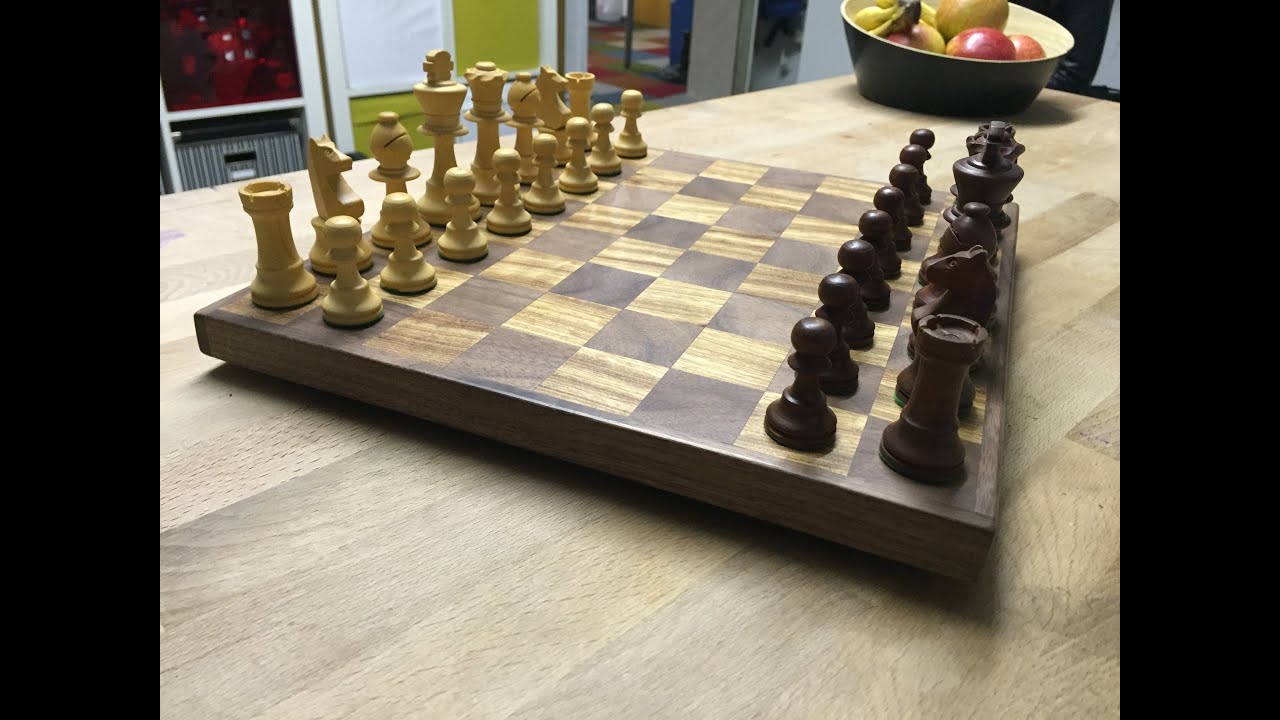 DIY Wooden chessboard YouTube