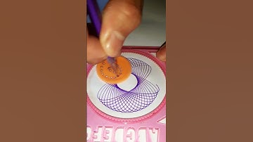 how many rotation did the pen make in total ? #spirograph #satisfying #shorts