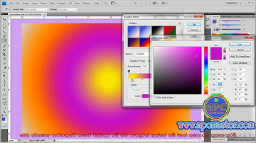 34  How to Use Gradient Tool in Adobe Photoshop CS4 Sinhala HD