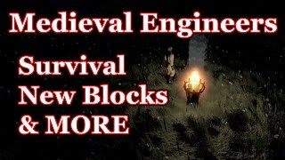 Medieval Engineers Update 02.006 - Survival mode, night time & more blocks!