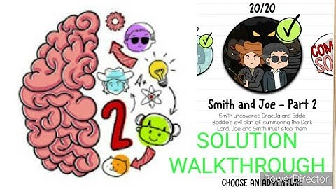 Brain Test 2 | Smith And Joe - Part 2 | Level 1-20 Solution Walkthrough