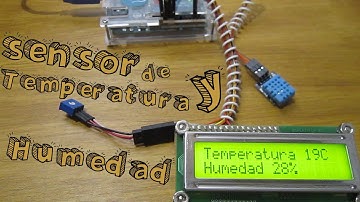 Sensor de temperatura y humedad (DHT11 +Arduino)