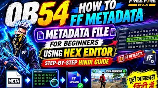 📂Ob54 How to FF Metadata Drag Headshot Coding for Beginners Using Hex Editor | Step-by-Step Hindi  screenshot 4
