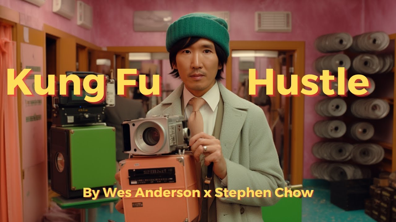 Kung Fu Hustle by Wes Anderson Trailer | The Grand Pig Sty Alley (AI Animation)