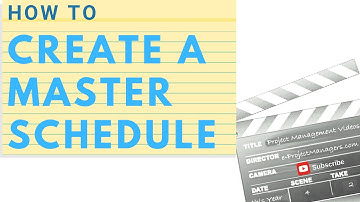 How to Create a Master Schedule with MS Project