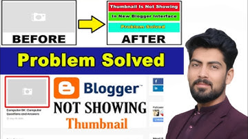 Thumbnail not showing in blogger | BlogSpot image not showing fix it | gaining skills