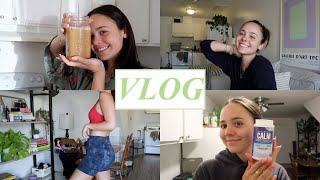 VLOG: morning routine, yoga, cleaning + organizing, Zara haul