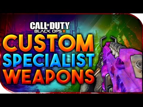 Black Ops 3 | CUSTOMIZING SPECIALIST WEAPONS - CAMOS ON SPECIALIST WEAPONS *GLITCH* - LEAKED UPDATE?