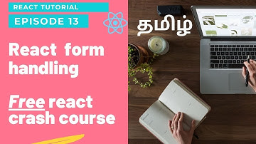13. React form handling | In Tamil