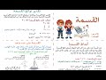 مطوية القسمة رياضيات الصف الخامس الفصل الاول