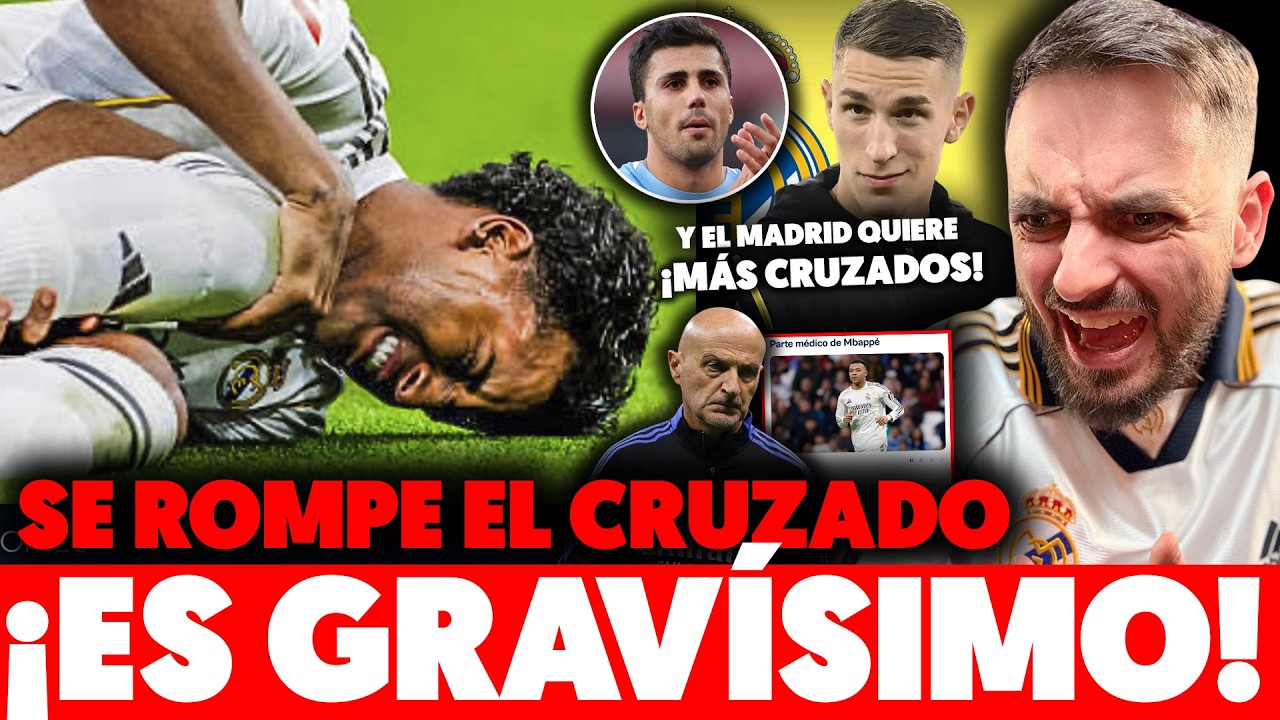 💥¡¡DRAMÁTICO!! LESIÓN GRAVÍSIMA en el MADRID: RODRYGO se ROMPE el CRUZADO · ¡VERGÜENZA lo de MBAPPÉ!