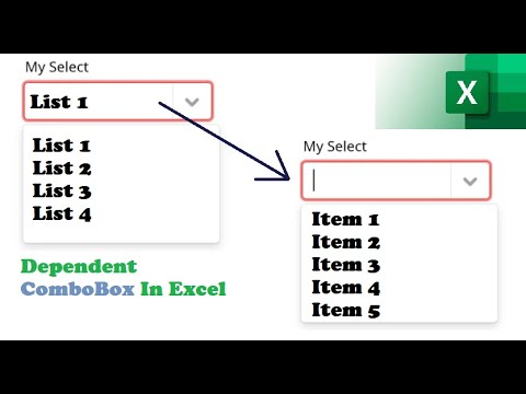 013. Create a Dependent Dropdown with Combo Box in Excel
