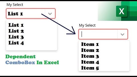 013. Create a Dependent Dropdown with Combo Box in Excel