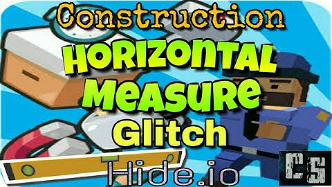 Hide.io Glitch horizontal measure