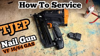 How to dismantle Service and rebuild a TJEP VF 16/64 GAS, second fix gas nail gun.