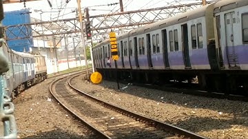 Express & Local train race | Shantiniketan express vs local | HWH WAP7 loco | ER | Indian Railways