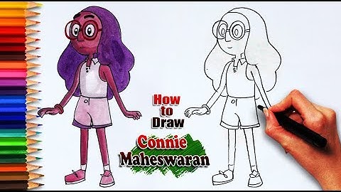 How to draw Connie | Steven Universe Drawing | Easy drawing tutorials | learning for arts