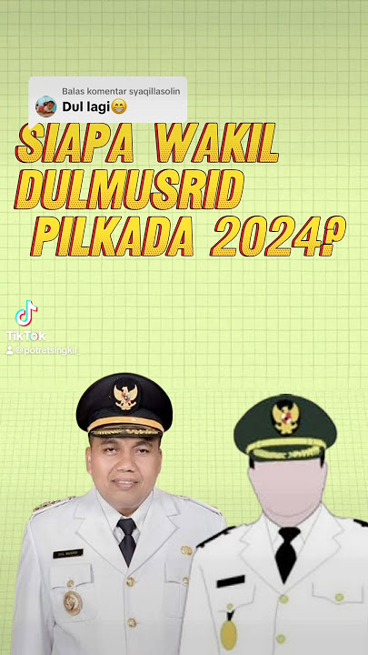 SIAPA YANG COCOK JADI WAKIL PAK DUL 2024??? #politikindonesia #pilkadaserentak #acehsingkil #aceh