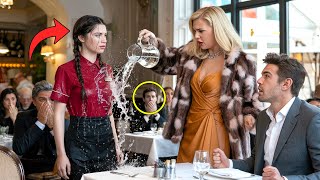 Rich Woman Throws Water at Waitress, But the Billionaire Owner Kneels to Her