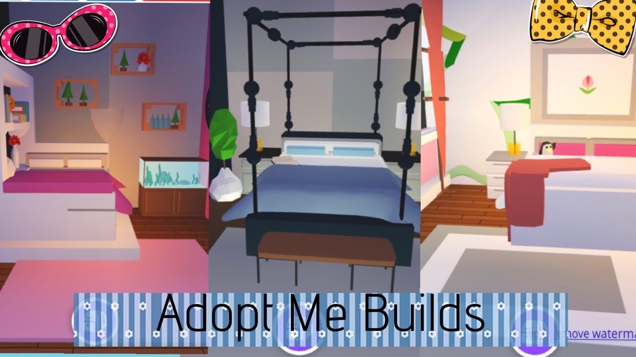 Bedroom Tours ️ Adopt Me Builds ️ Plus’s Decor SpeedBuild - YouTube