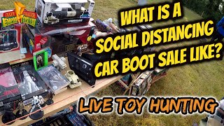 TOY HUNTING at the Car Boot Sale 07 06 20. What is a social distancing car boot sale like?