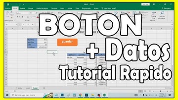 Cómo crear un botón en Excel para ingresar datos paso a paso - comoconfigurar